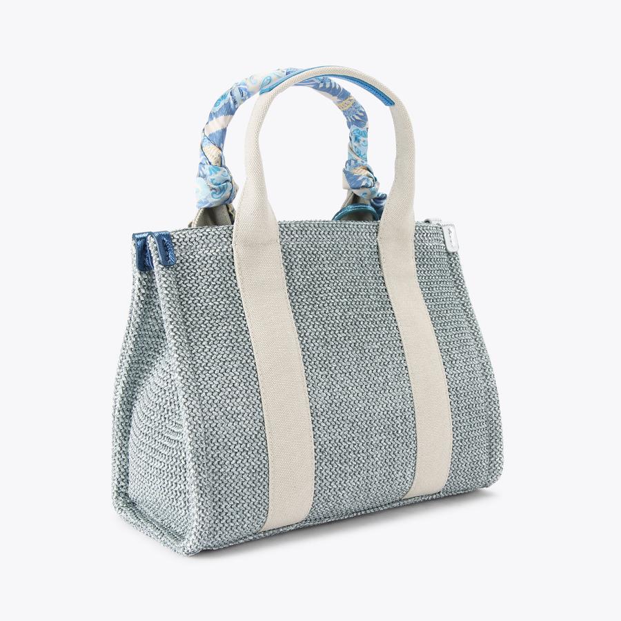 SMALL SOUTHBANK TOTE Blue Small Tote Bag by KURT GEIGER LONDON