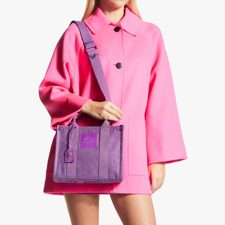 SMALL SOUTHBANK TOTE Purple Rainbow Small Cross Body Purse by KURT
