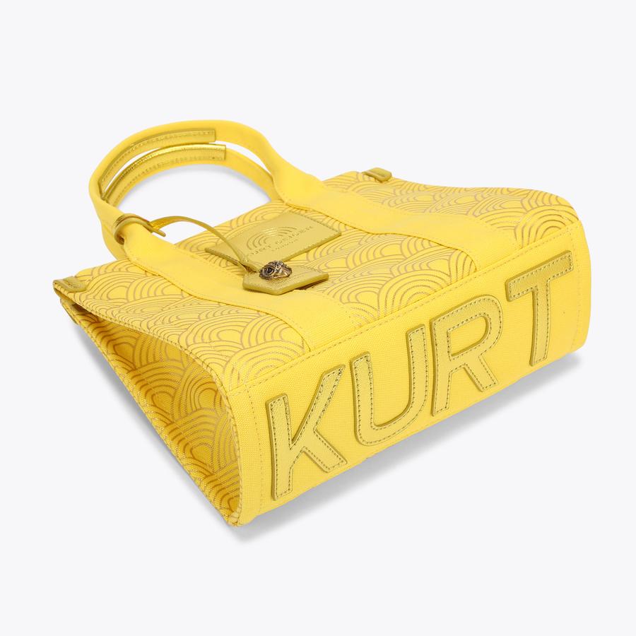 SMALL SOUTHBANK TOTE Yellow Rainbow Small Cross Body Tote by KURT
