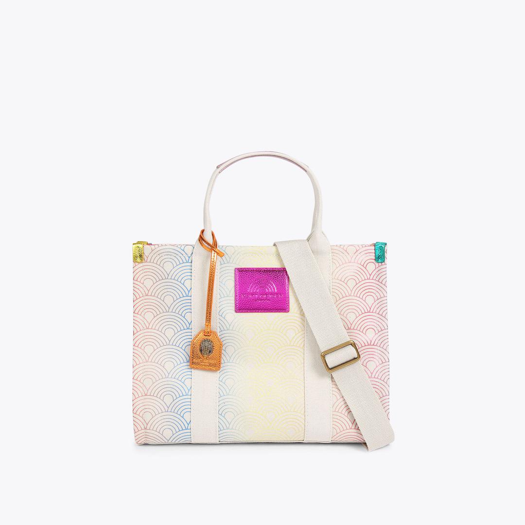 Southbank Tote Naturel Rainbow Ombre Cross Body Tote By Kurt Geiger London · Kurt Geiger London