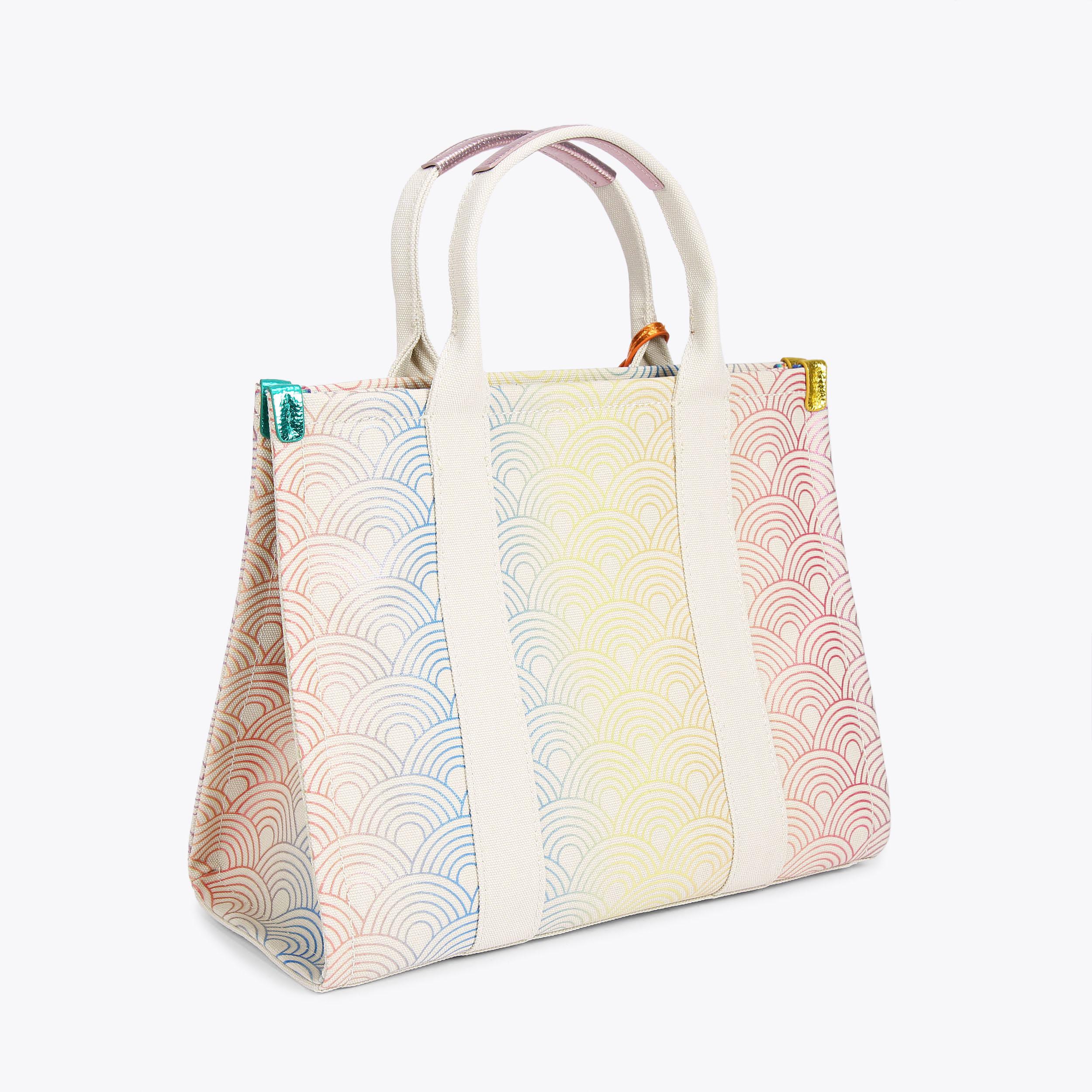 SOUTHBANK TOTE Naturel Rainbow Ombre Cross Body Tote by KURT