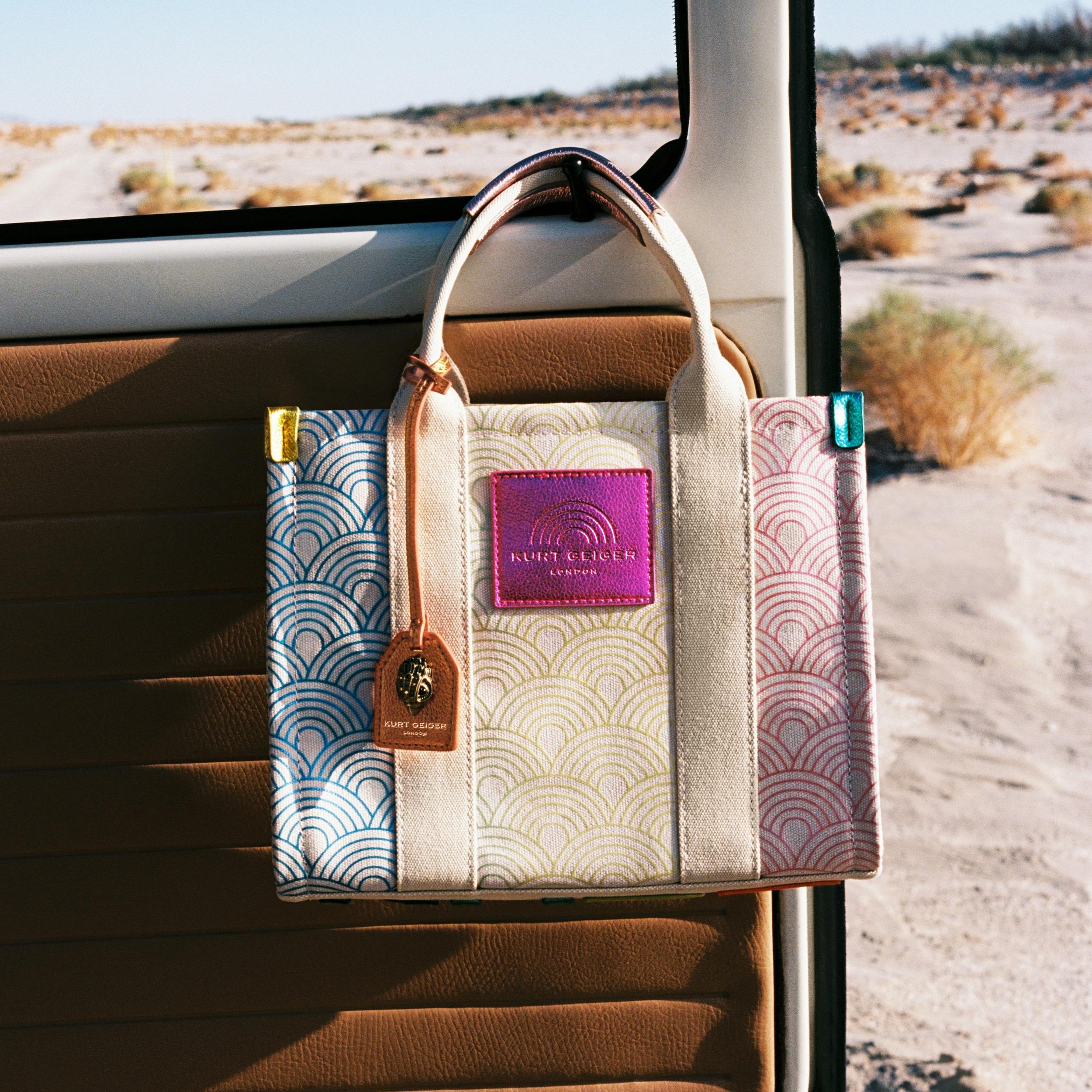 SOUTHBANK TOTE Naturel Rainbow Ombre Cross Body Tote by KURT