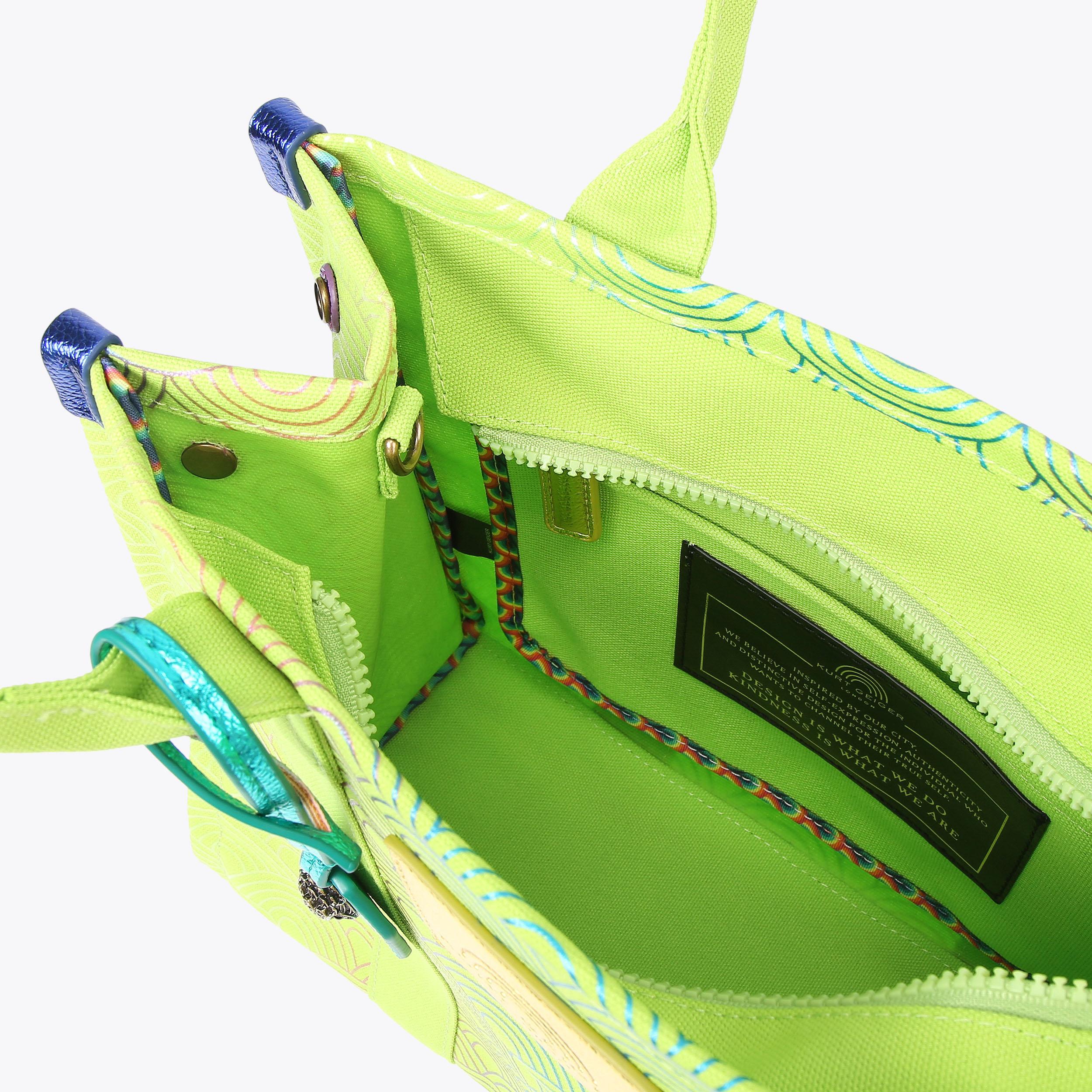 SOUTHBANK TOTE Lime Tote by KURT GEIGER LONDON