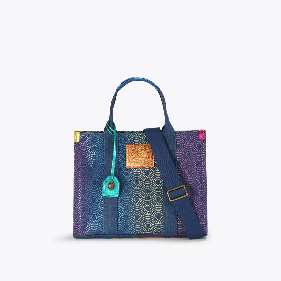 SOUTHBANK TOTE Blue Denim Tote Bag by KURT GEIGER LONDON