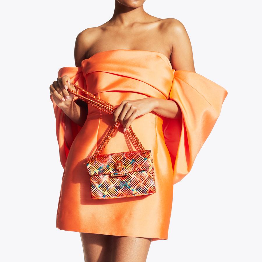 open lace back dress Classic New Yorker Bag in Greenwich Mandarin Orange