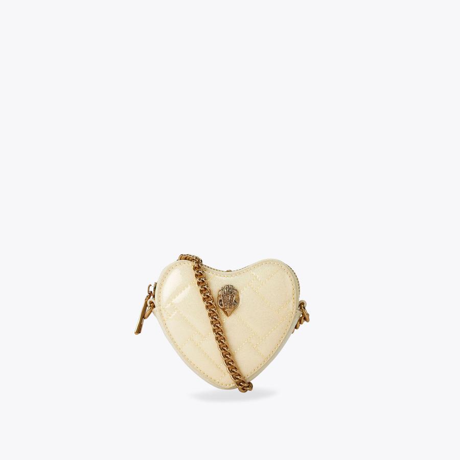 ネックレス・ペンダント Heart Micro Bag (Chain Strap) #5000 Kurt Geiger London Micro Heart Rhinestone Chain Strap