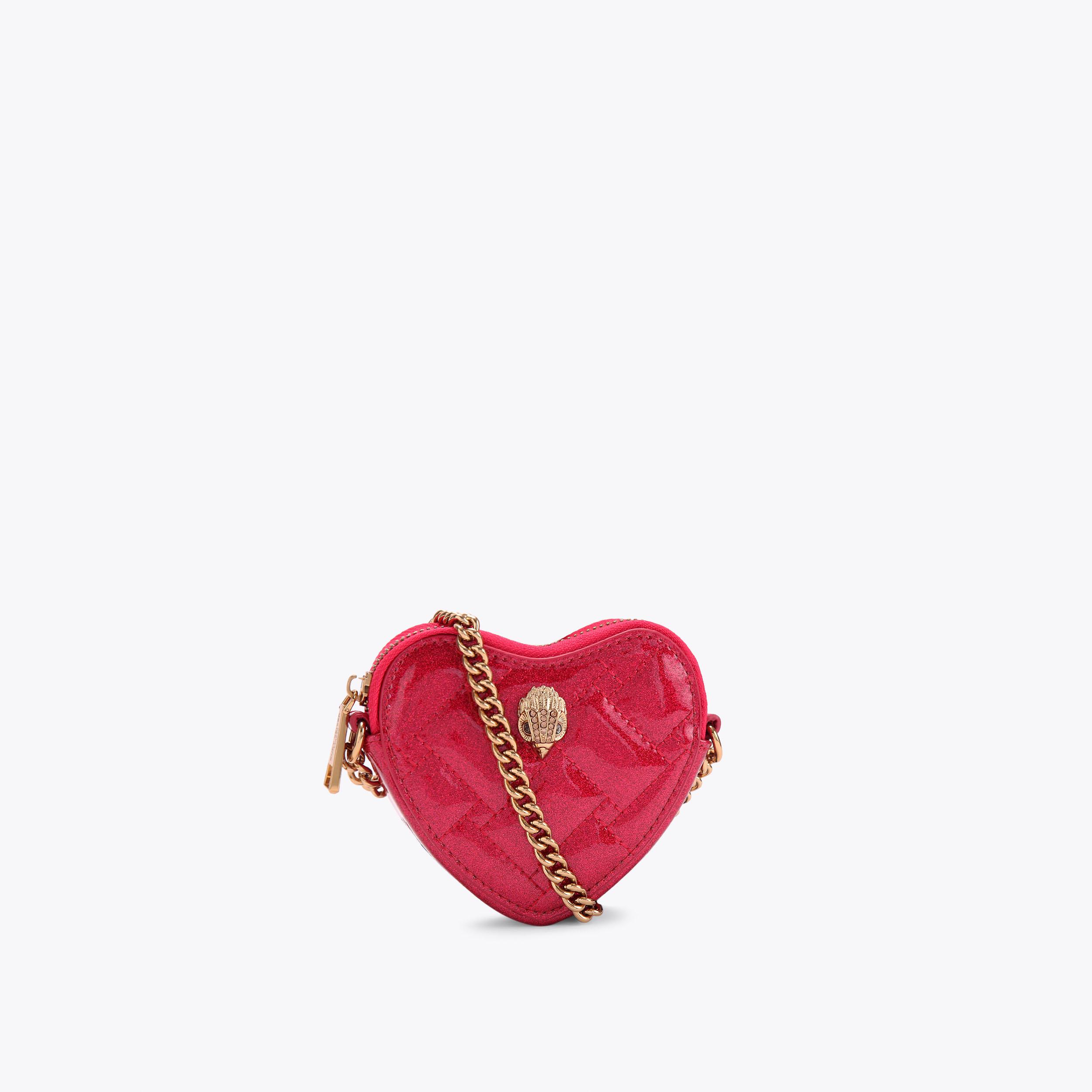 パネライ 希少 CROSSBODY HEART MICRO Croc KURT by Purse Body Cross Heart 小物