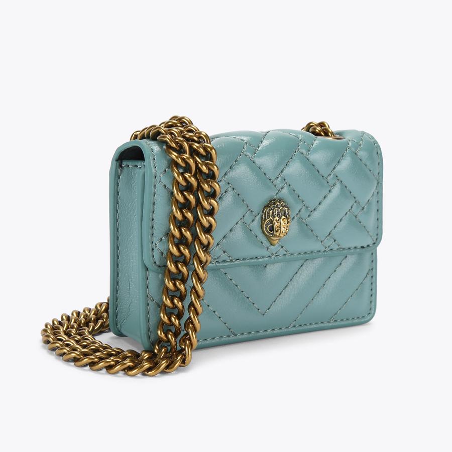 MICRO KENSINGTON Pale Blue Micro Cross Body by KURT GEIGER LONDON