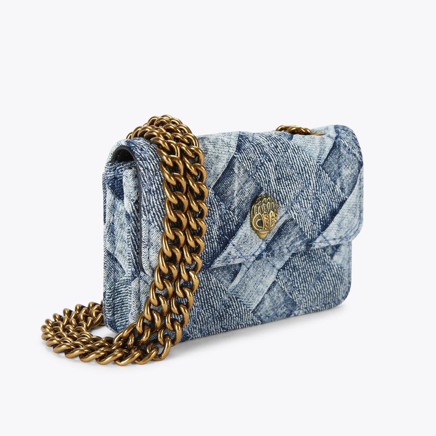 Micro Denim Cross Body Bag