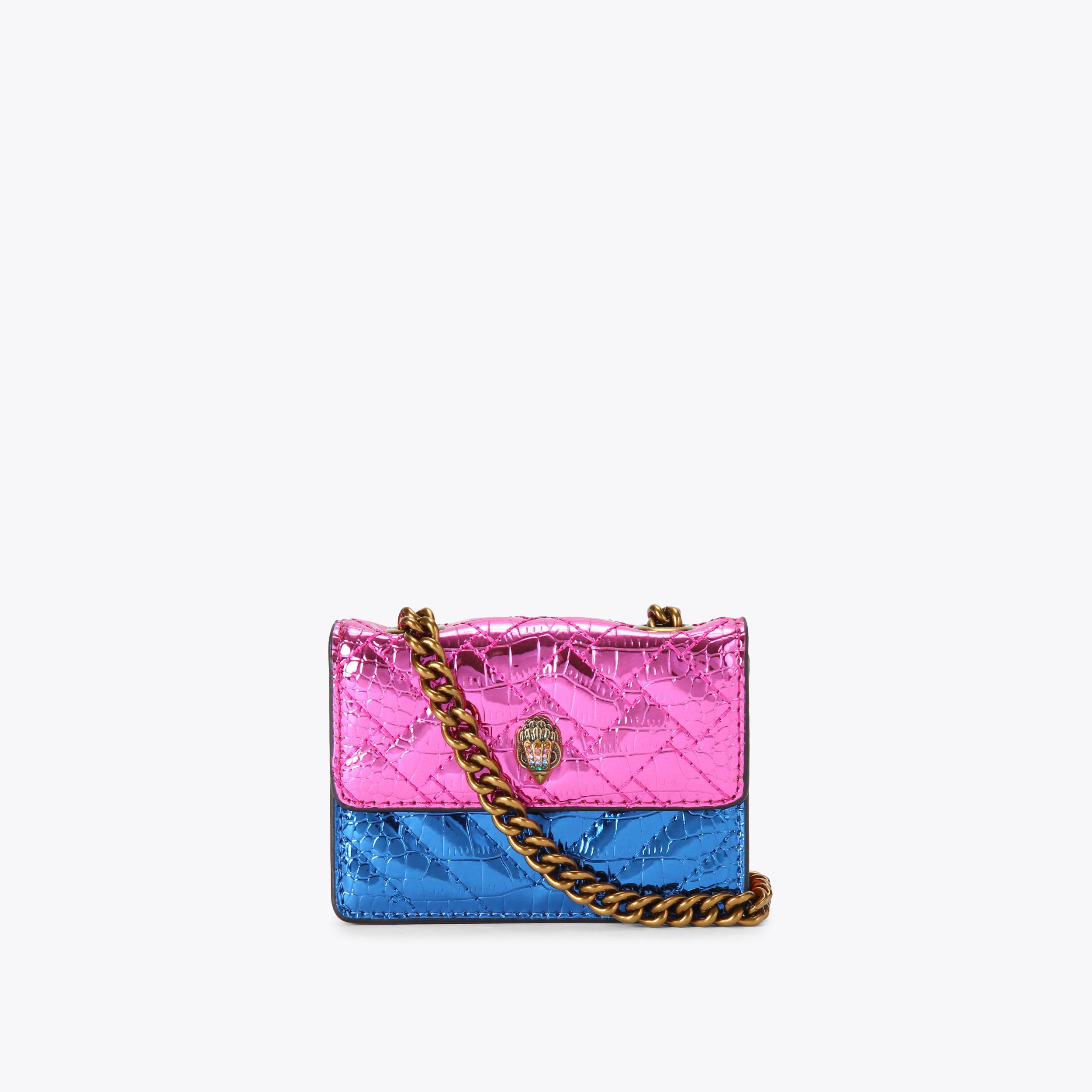 MICRO KENSINGTON Croc Cross Body Purse by KURT GEIGER LONDON