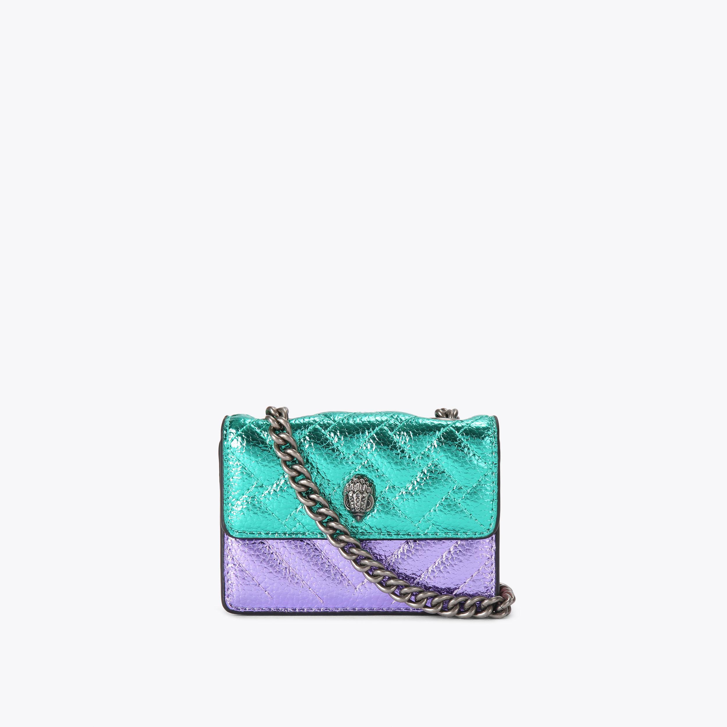 MICRO KENSINGTON Metallic Cross Body Purse by KURT GEIGER LONDON