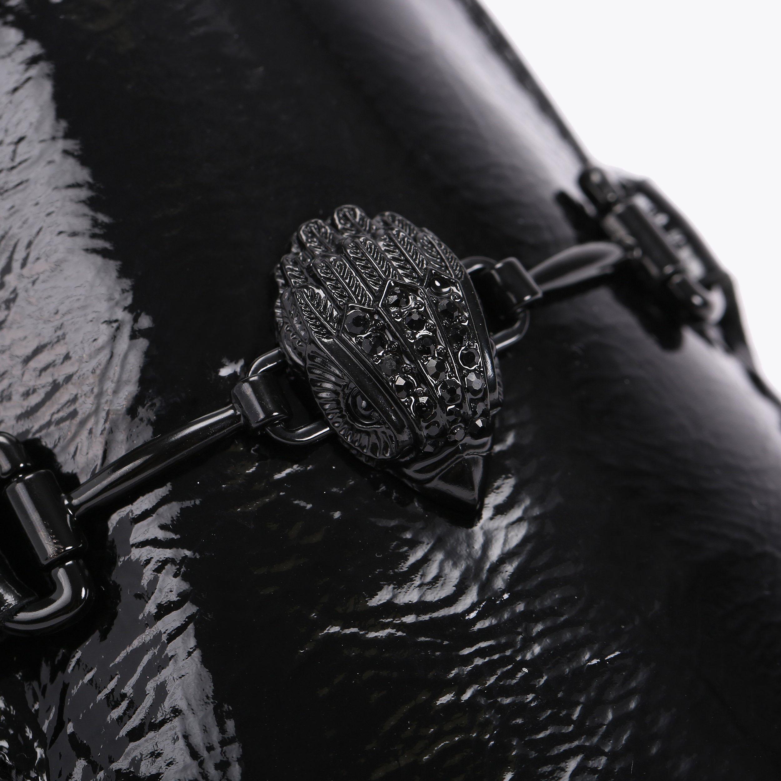 ジャスティン・クライファート alistair-black-patent-leather-