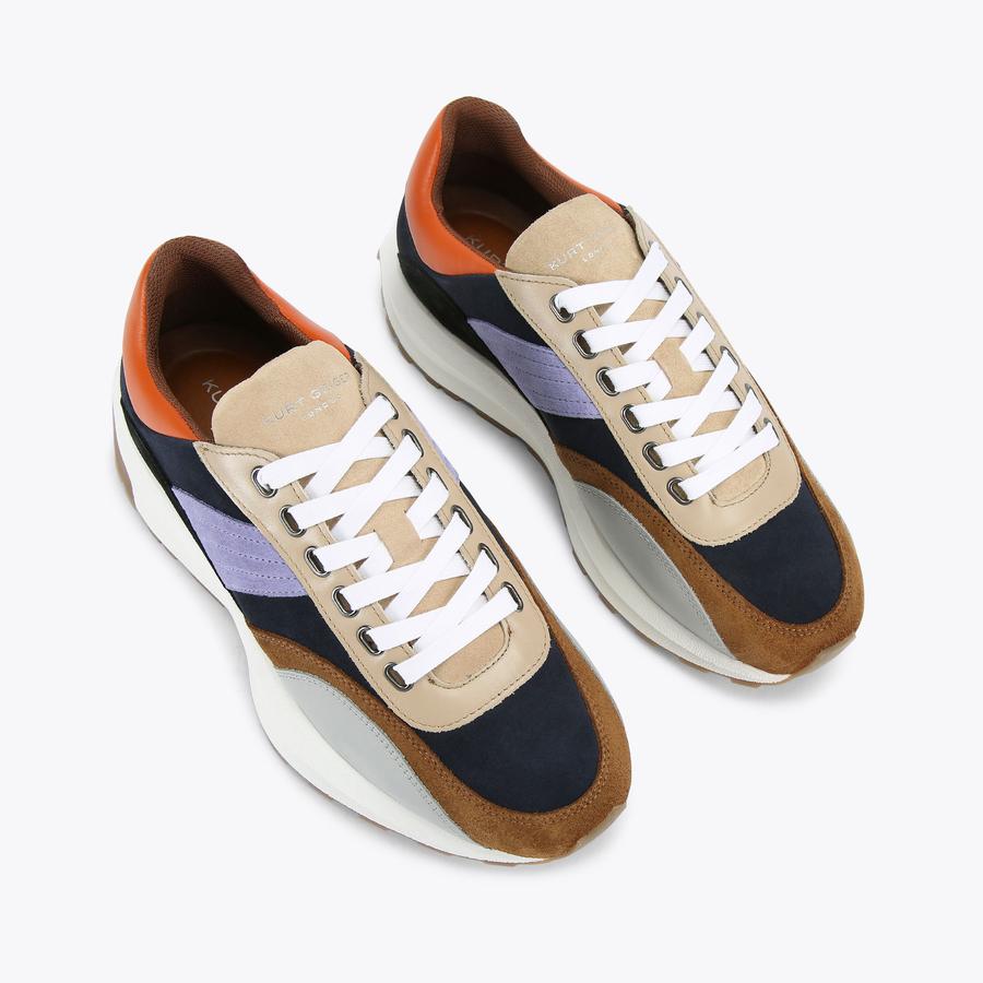 GASPAR Suede Trainer by KURT GEIGER LONDON