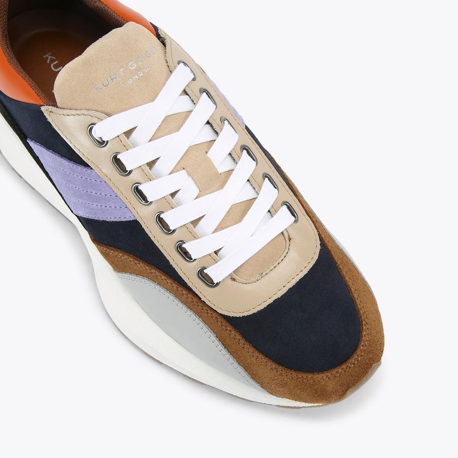 GASPAR Suede Trainer by KURT GEIGER LONDON