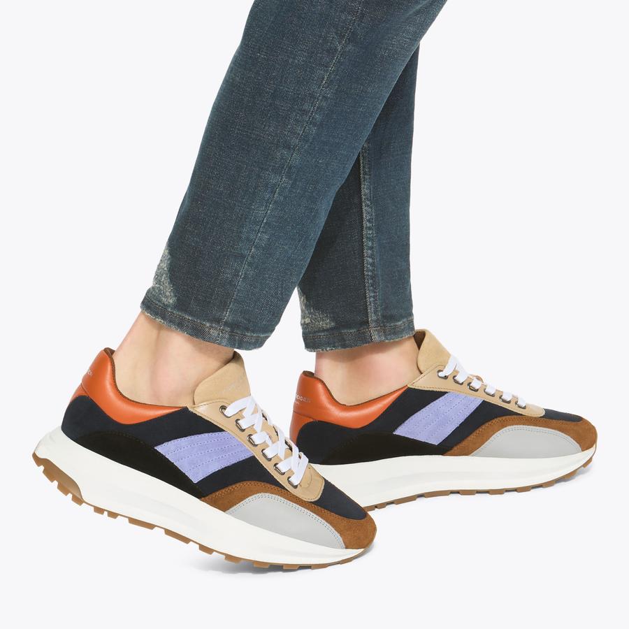 GASPAR Suede Trainer by KURT GEIGER LONDON