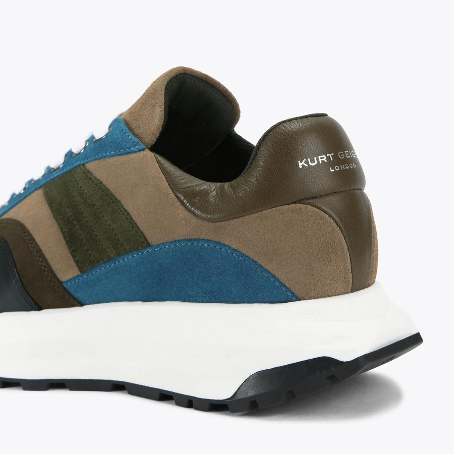 GASPAR Neutral Suede Sneaker by KURT GEIGER LONDON