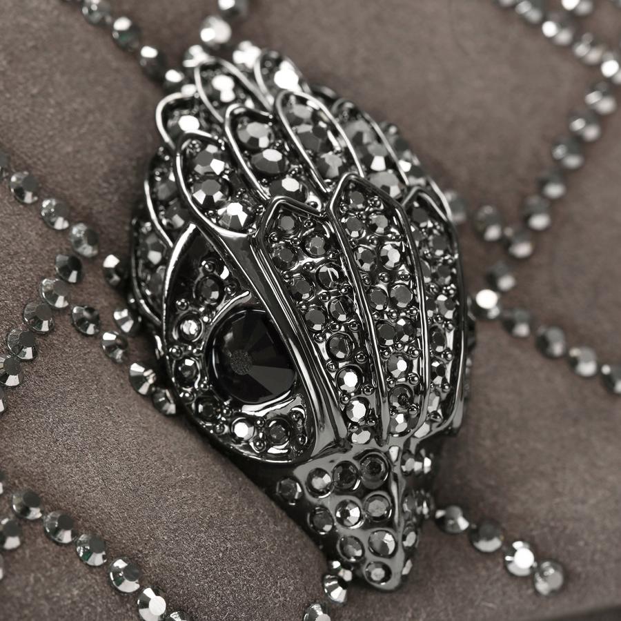 MINI KENSINGTON KURT Grey Suede Cross Body Purse by KURT GEIGER LONDON