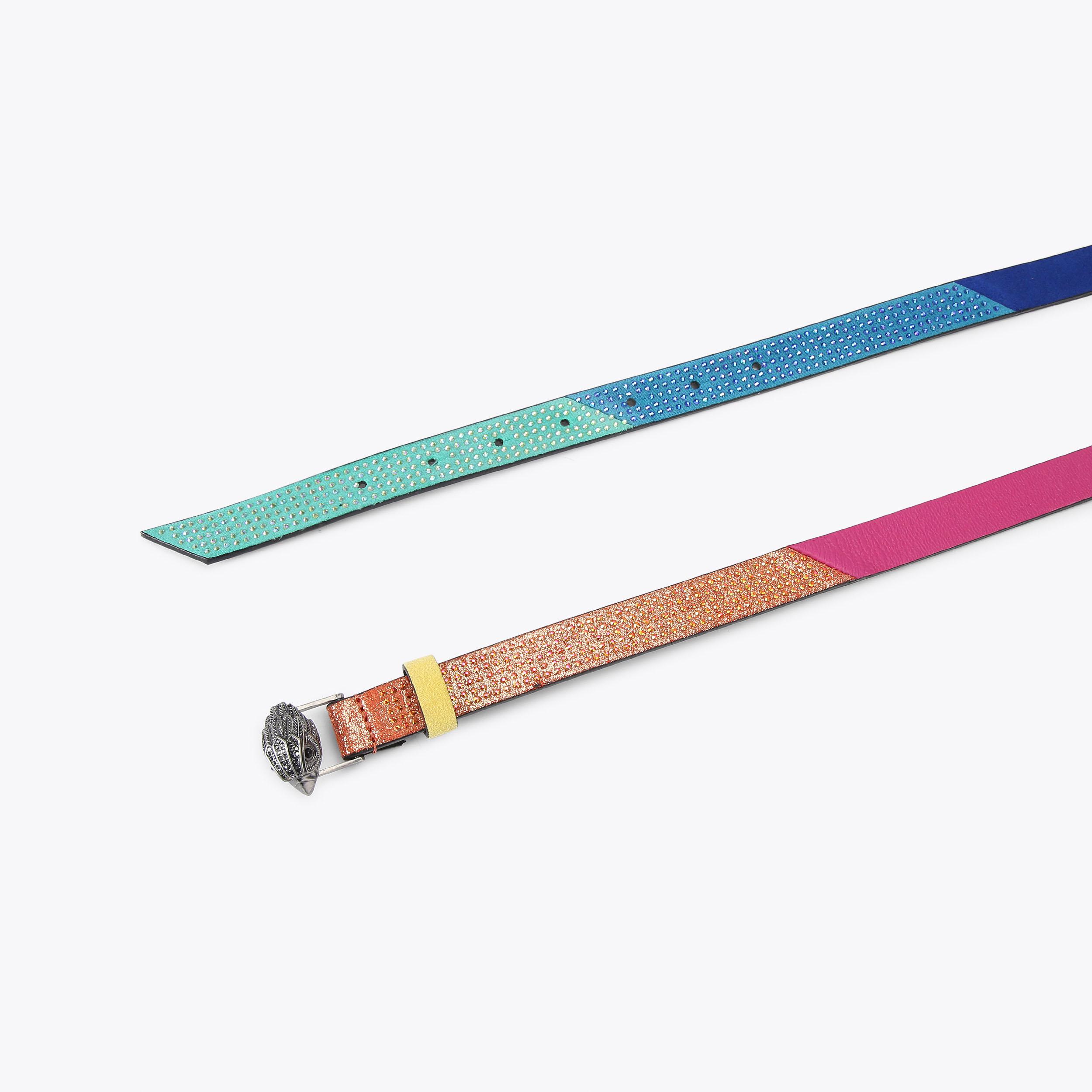 Rainbow Crystal Belt | Eagle Belt by Kurt Geiger | Kurt Geiger