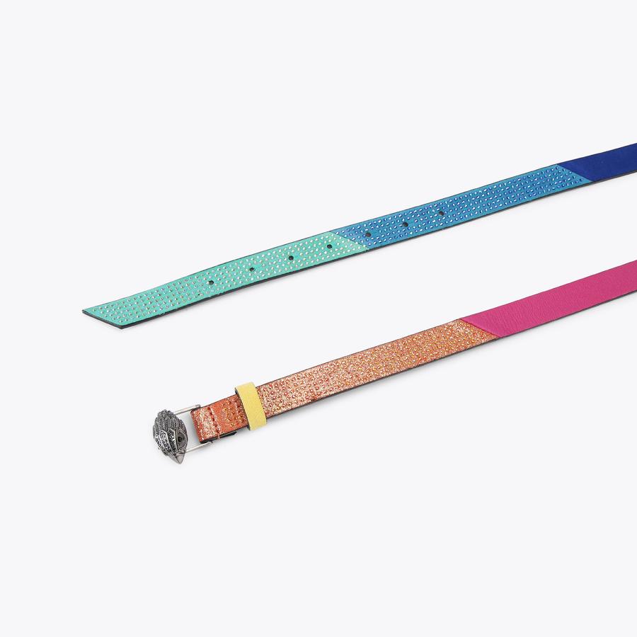 Rainbow Crystal Belt | Eagle Belt by Kurt Geiger | Kurt Geiger display picture 1