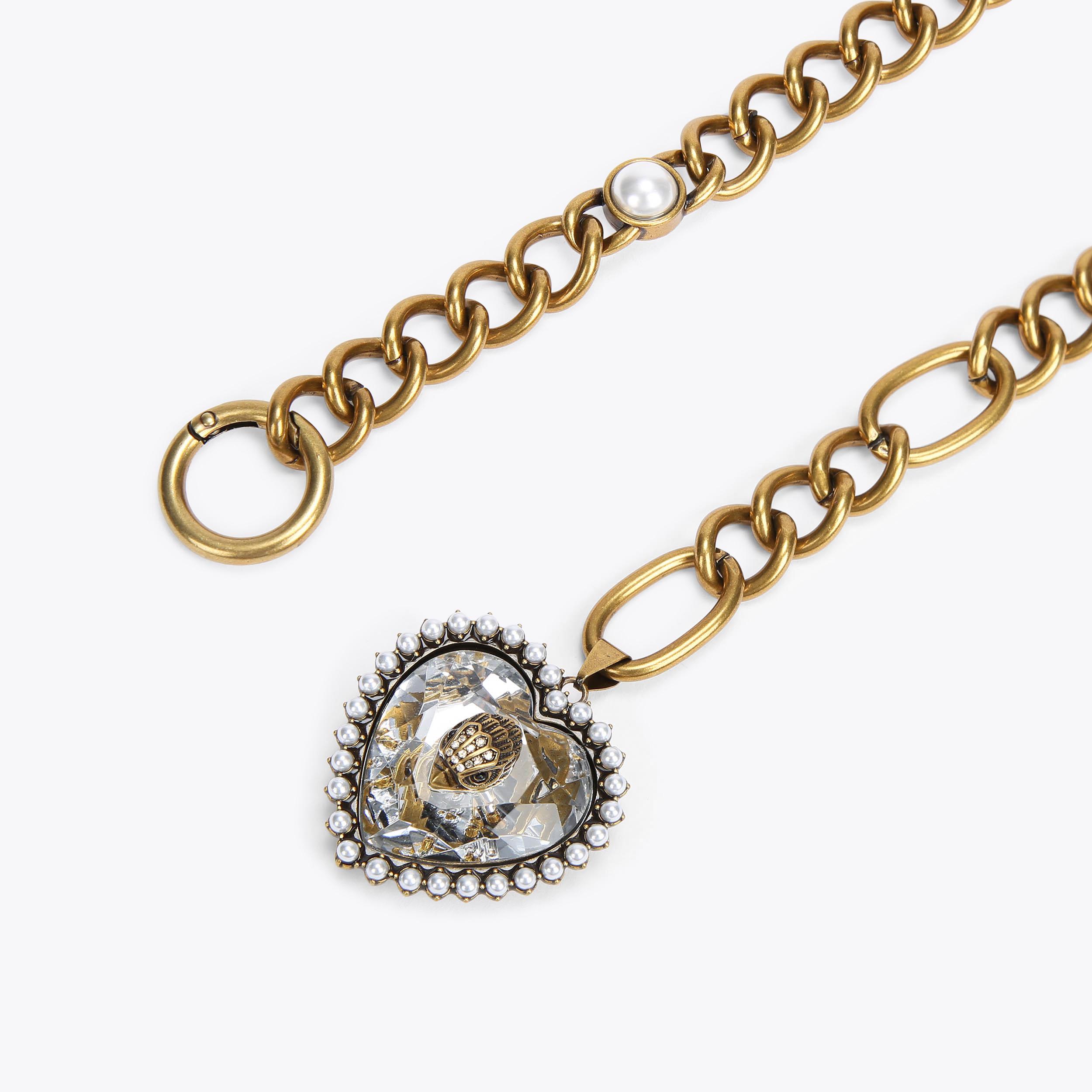 theVirgins heart chain belt ハートチェーンベルト SLY（スライ）の「HEART METAL CHAIN BELT ハート メタル
