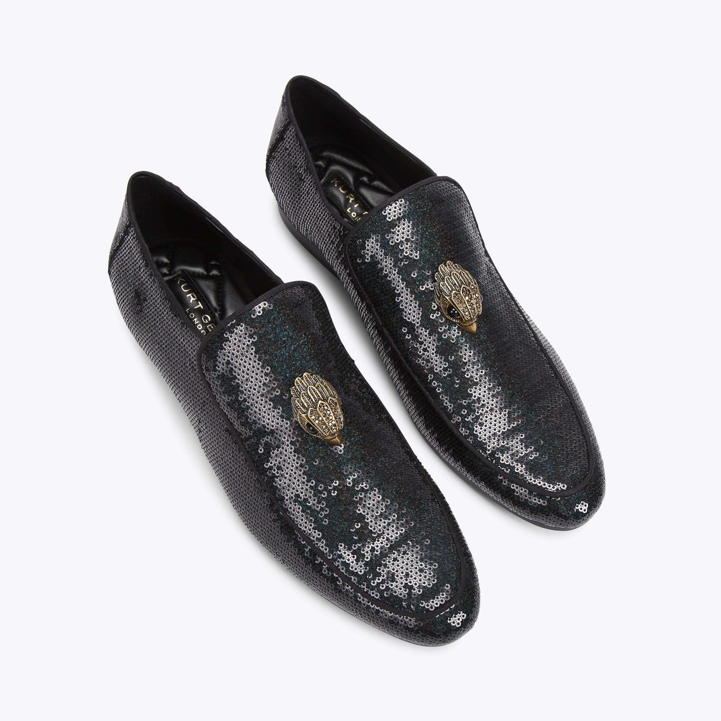 hugh-eagle-sequin-black-green-  display picture 2