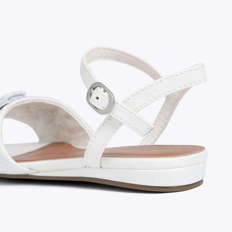 Kurt geiger white sandals shop