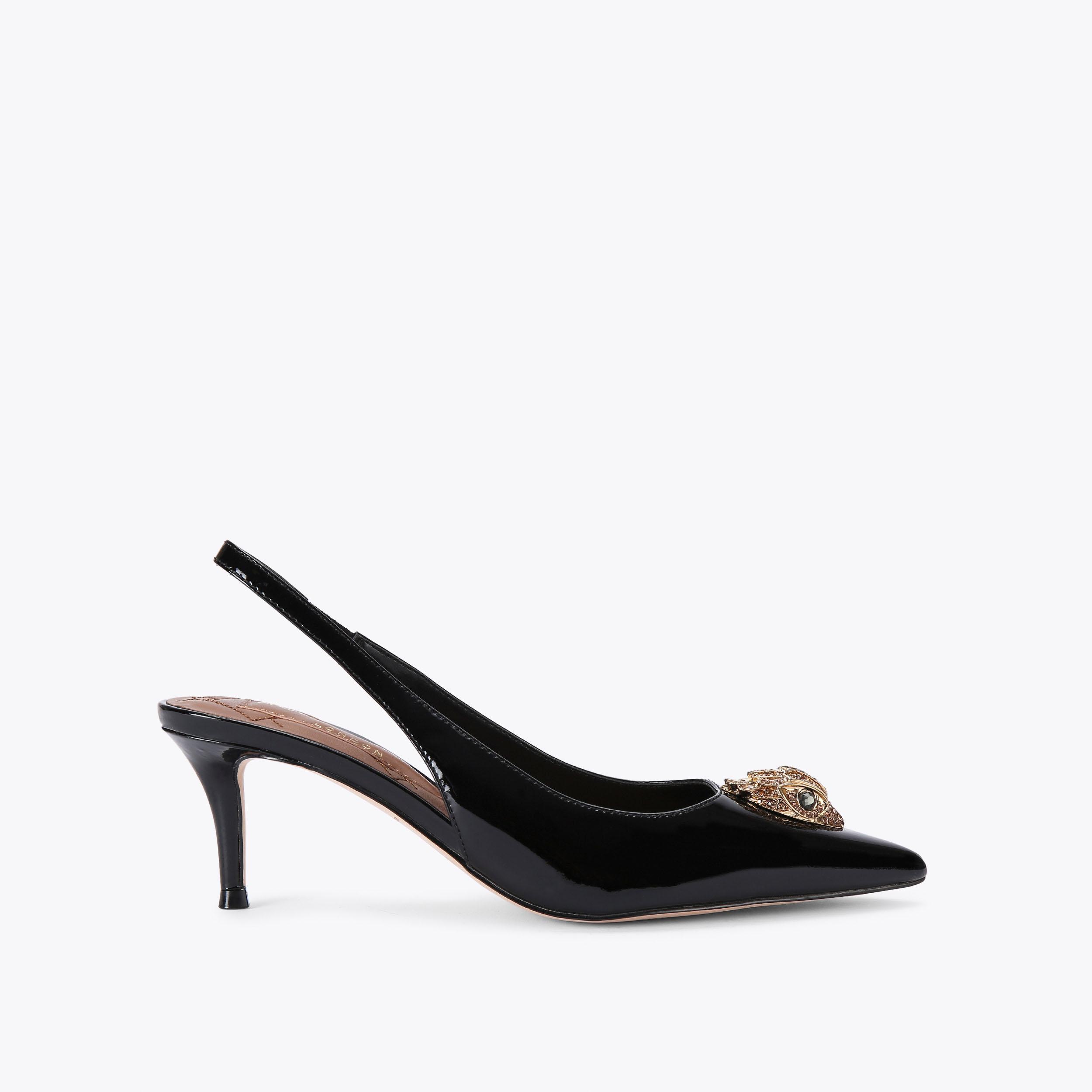 BELGRAVIA SLING BACK Red Patent Slingback heel by KURT