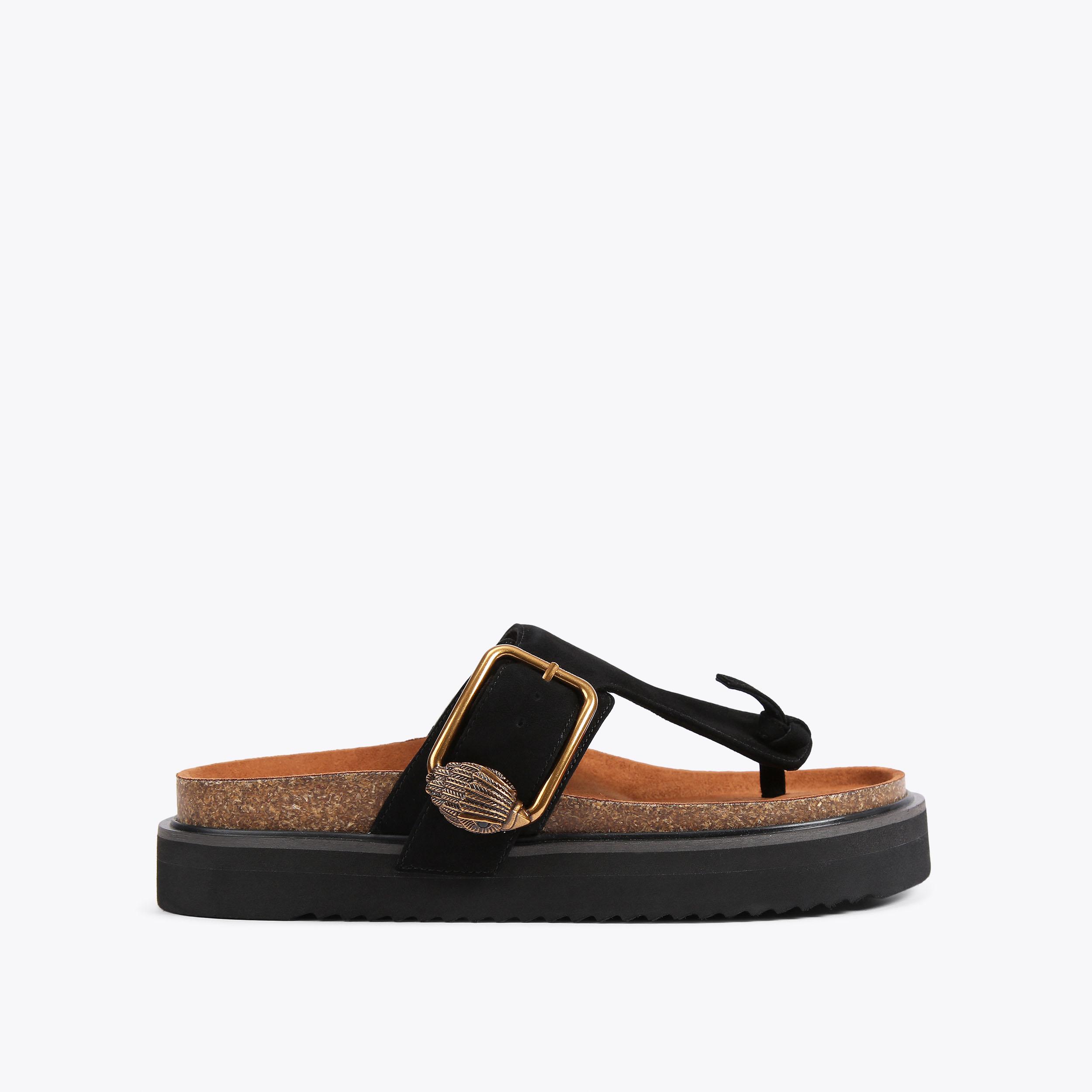 kurt geiger slides black