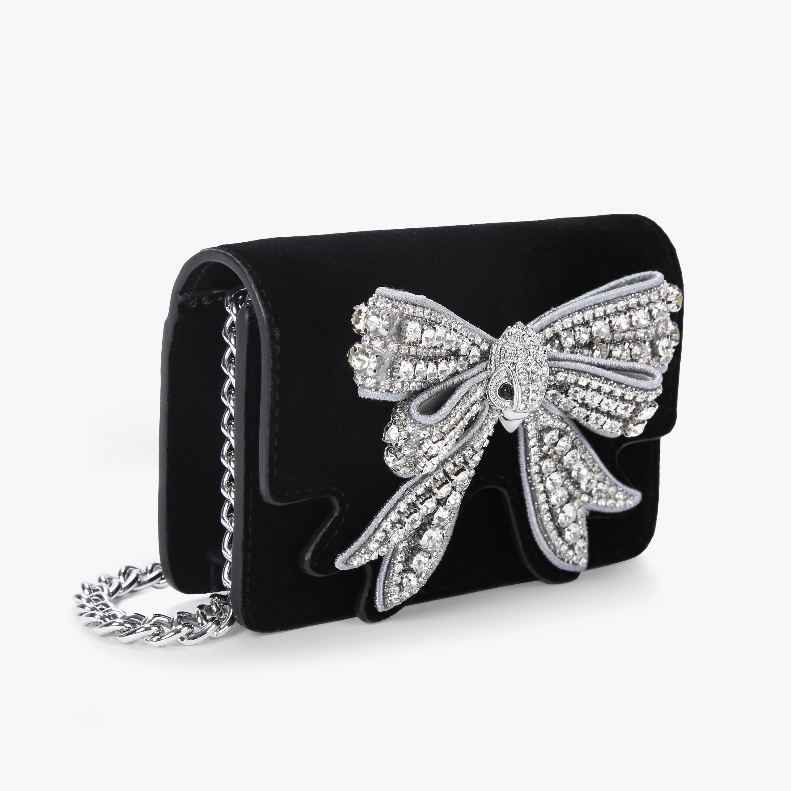 kurt geiger black bag with bow