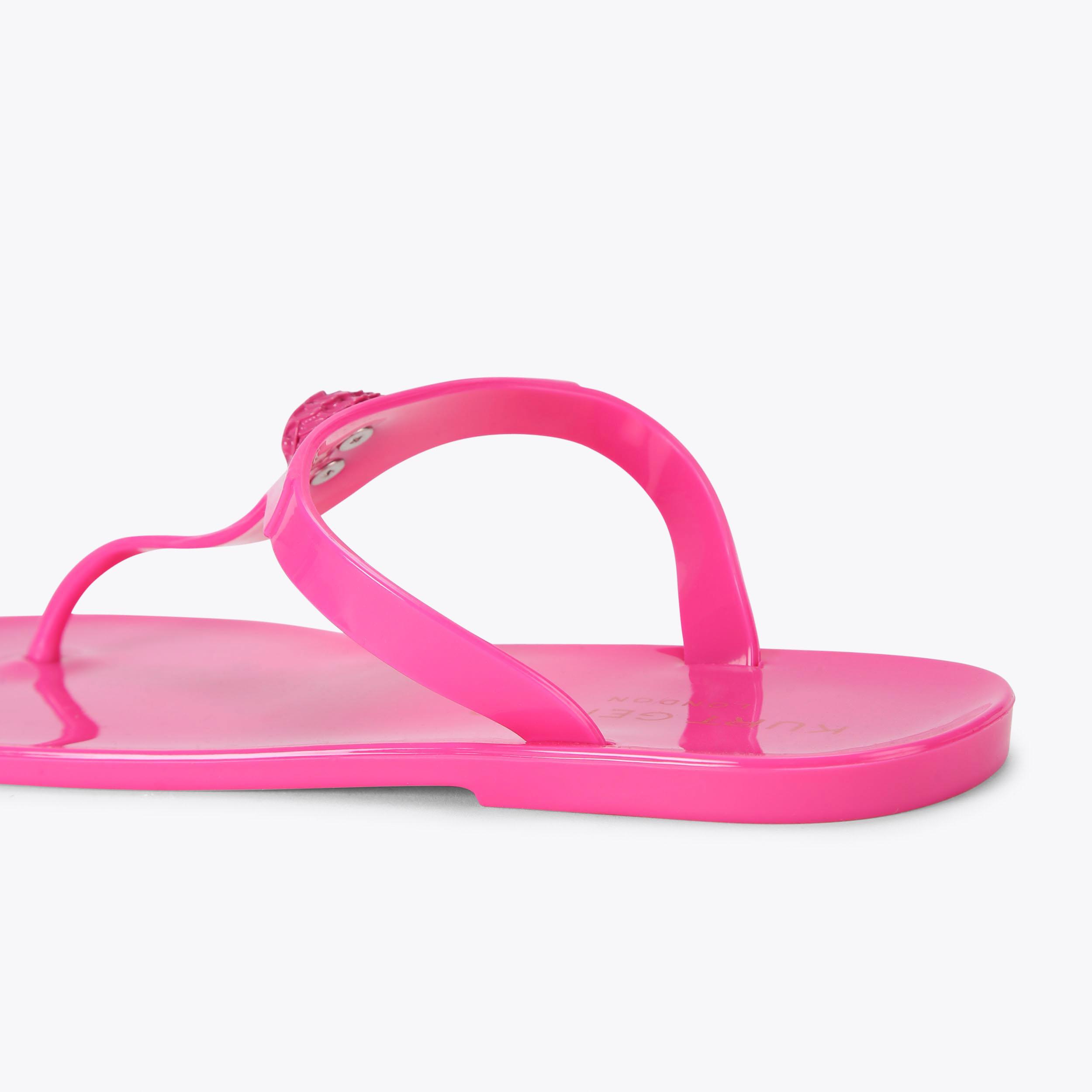 Maddison T-Bar Fuchsia Sandals | Pink Kurt Geiger | Kurt Geiger