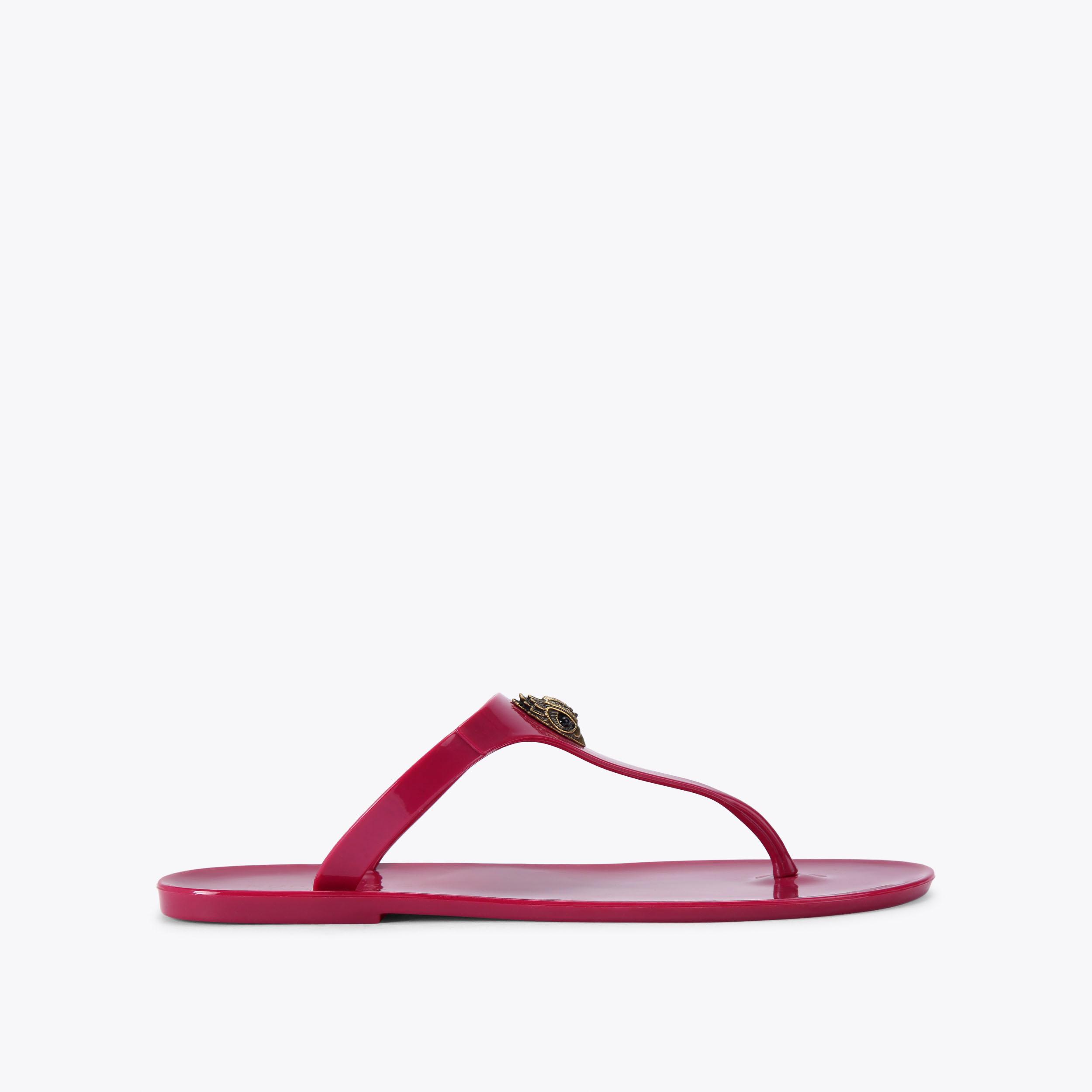 Maddison T-Bar Fuchsia Sandals | Pink Kurt Geiger | Kurt Geiger
