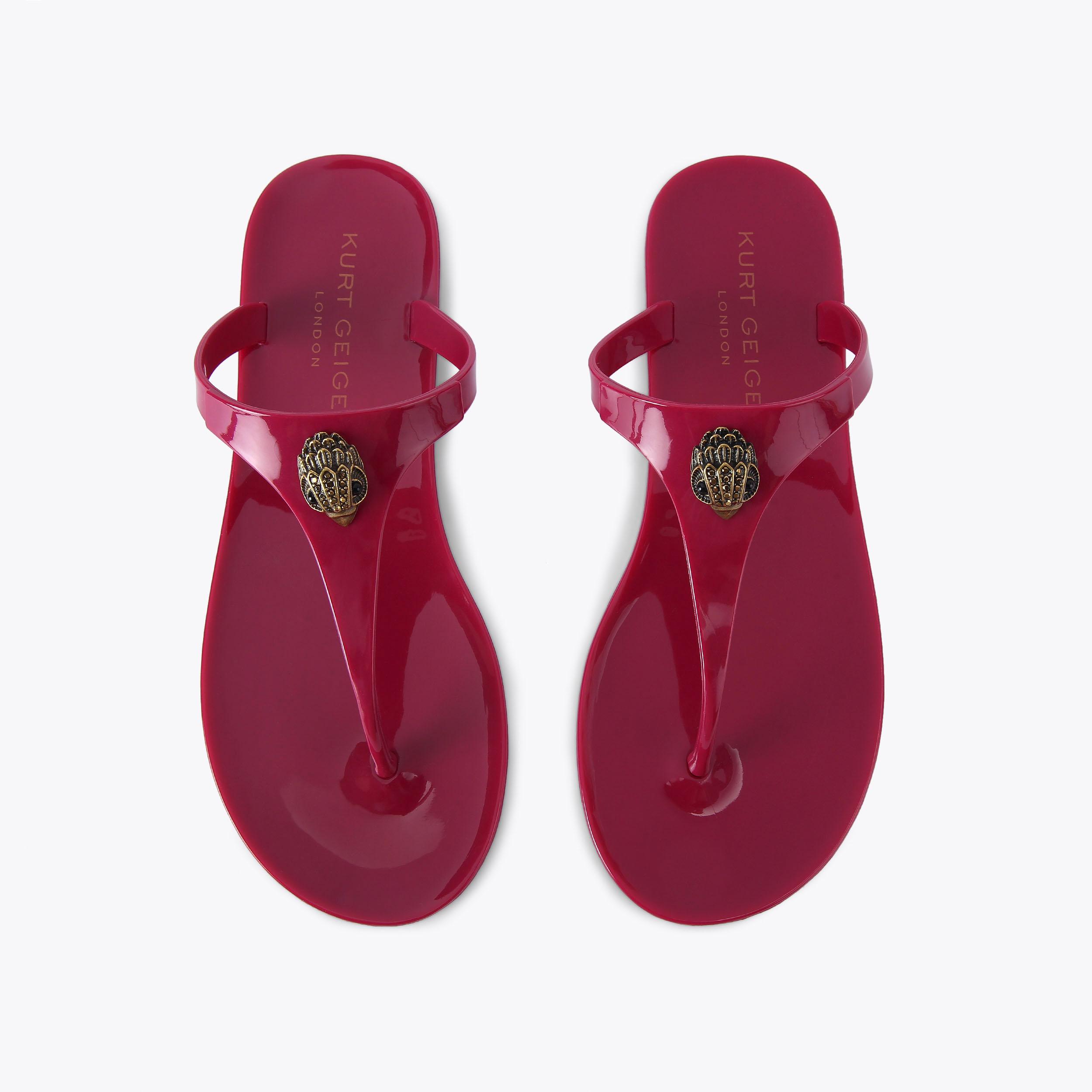 MADDISON T-BAR Viola Synthetic Slip On Sandal by KURT GEIGER LONDON