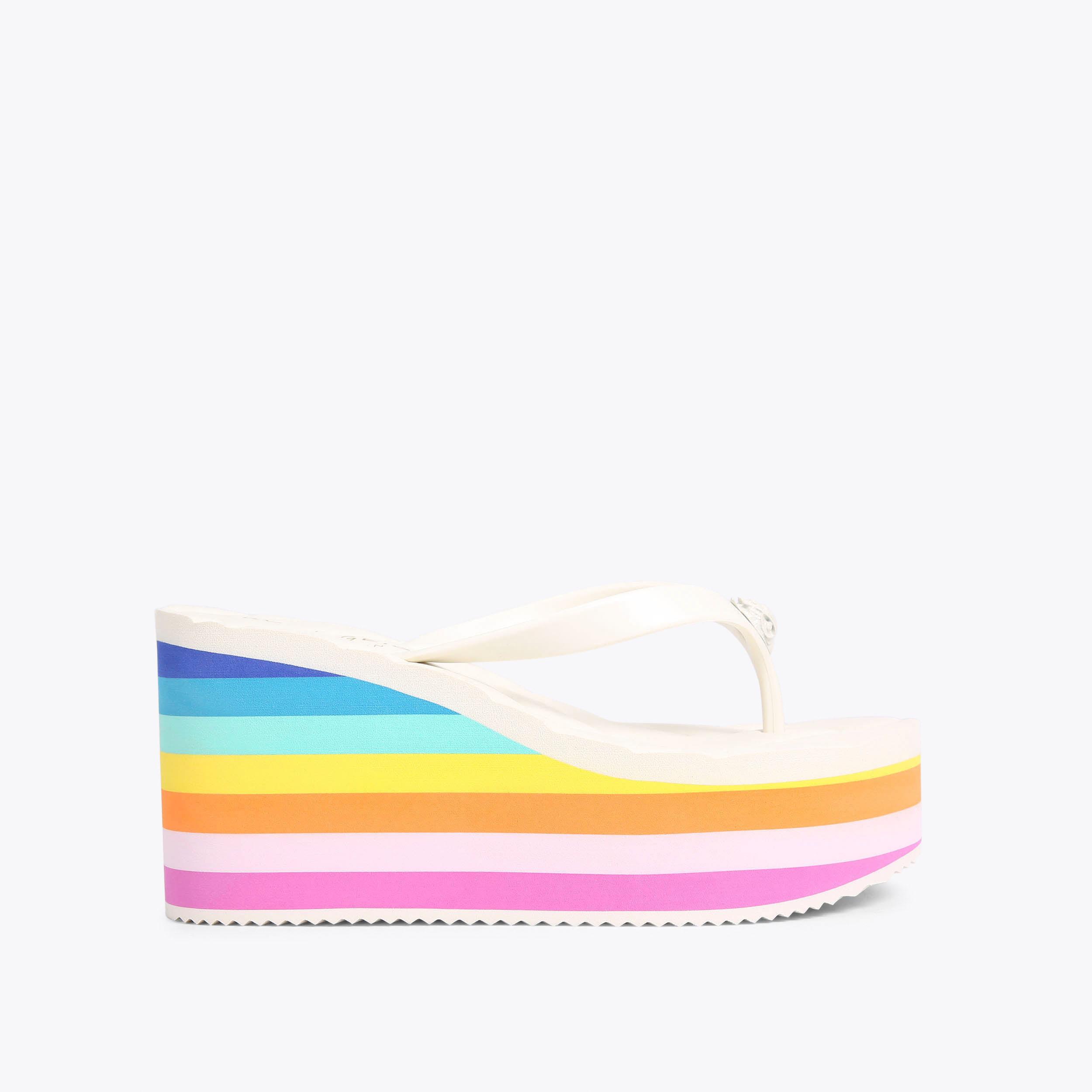 ヘブンセント　クリープ Kurt Geiger London Kensington Q Strawberry Platform Thong