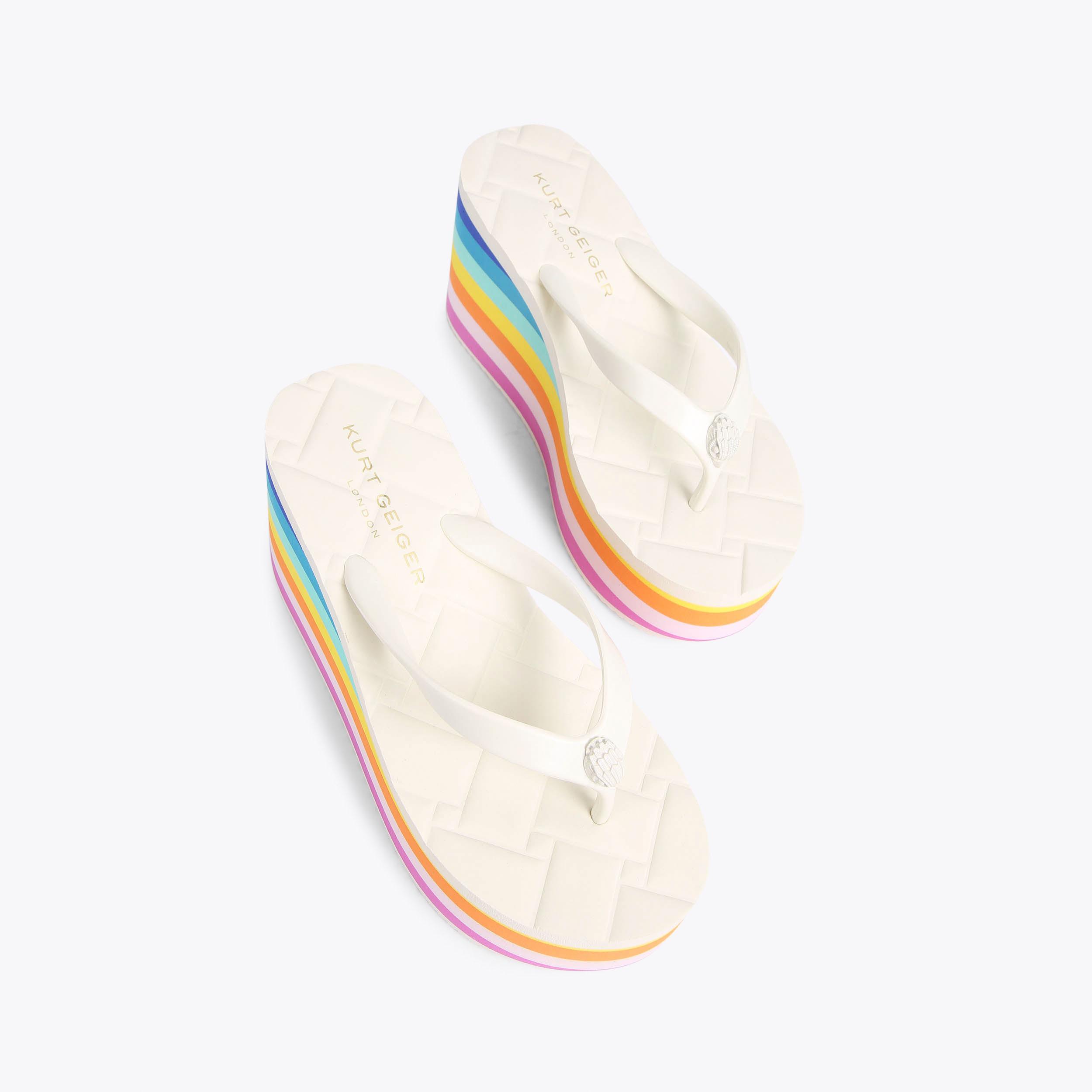 ヘブンセント　クリープ Kurt Geiger London Kensington Q Strawberry Platform Thong