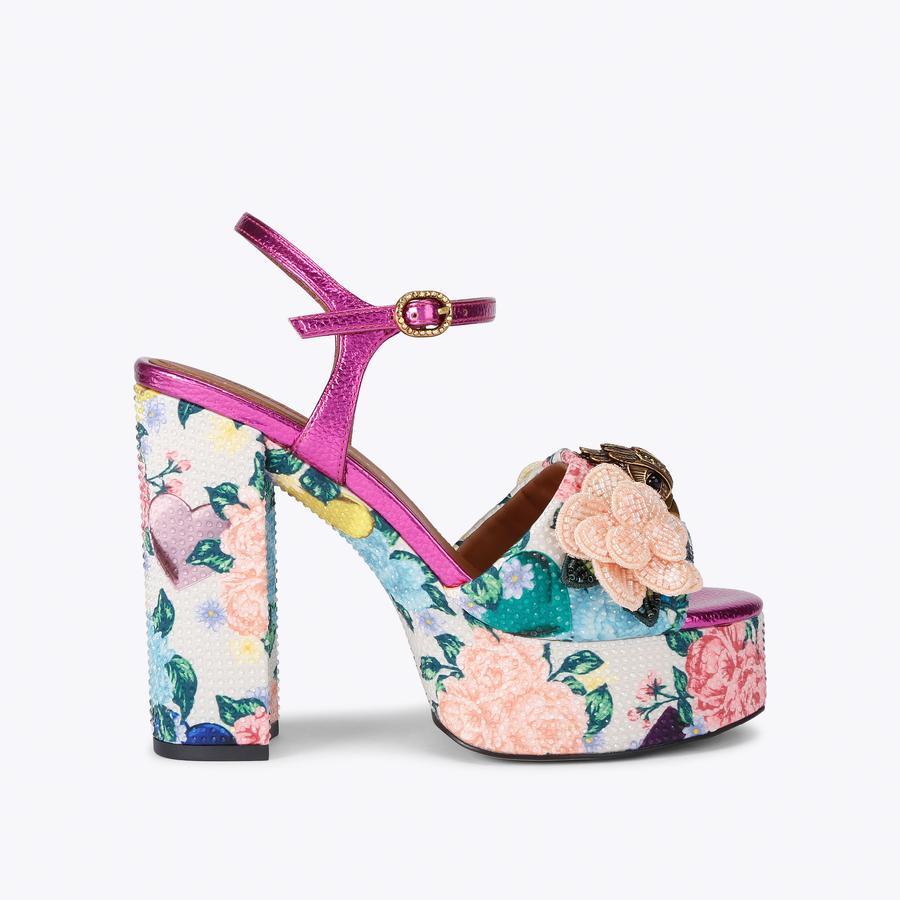 KENSINGTON PLATFORM SDL Platform Heel Crystal by Kurt Geiger London