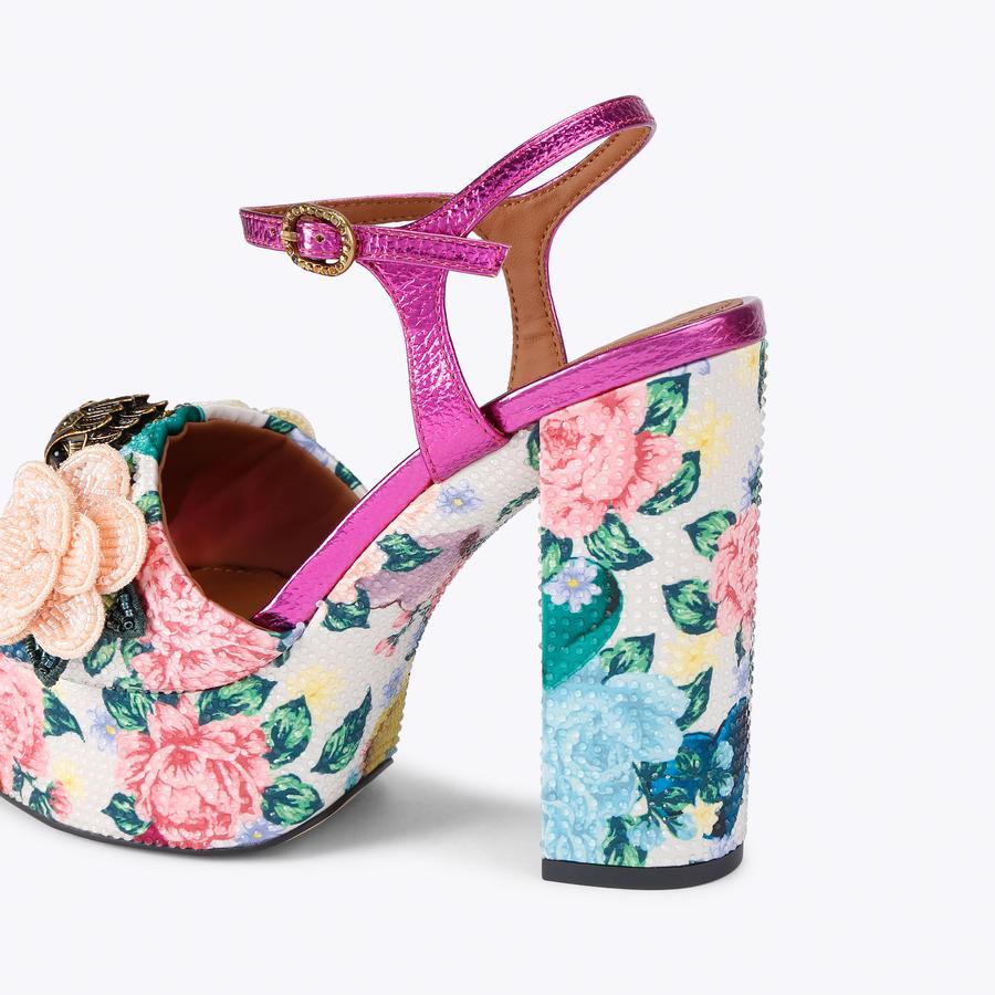 KENSINGTON PLATFORM SDL Platform Heel Crystal by Kurt Geiger London