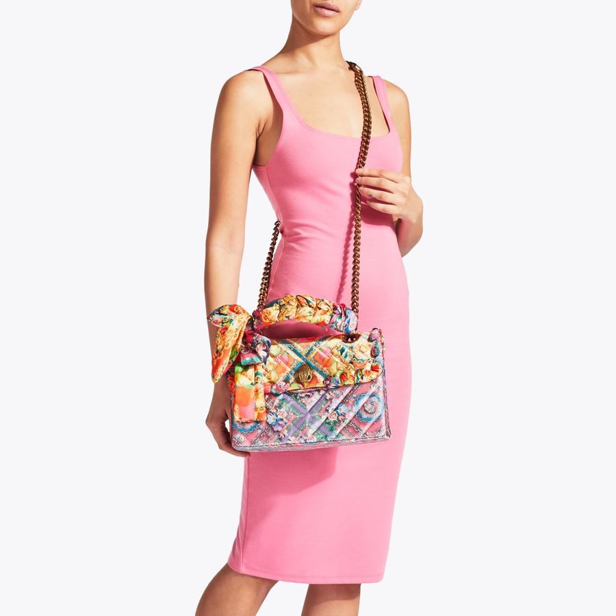 NYLON KENSINGTON BAG Citrus Cross Body Bag by KURT GEIGER LONDON