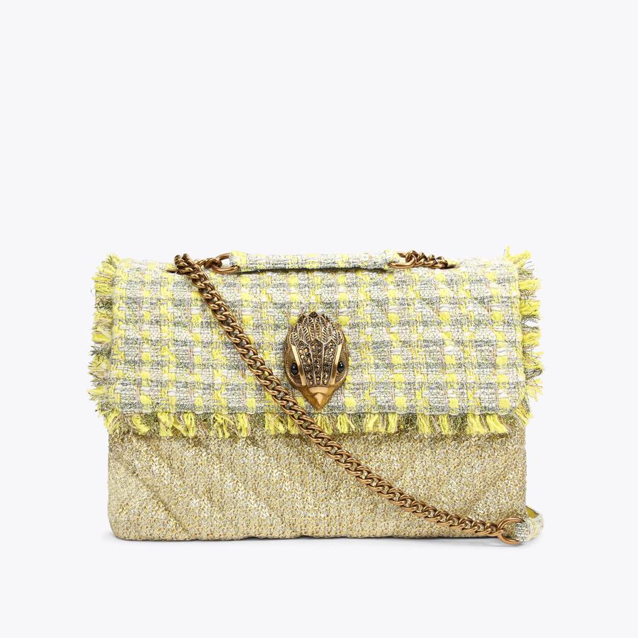 Kurt geiger yellow bag sale