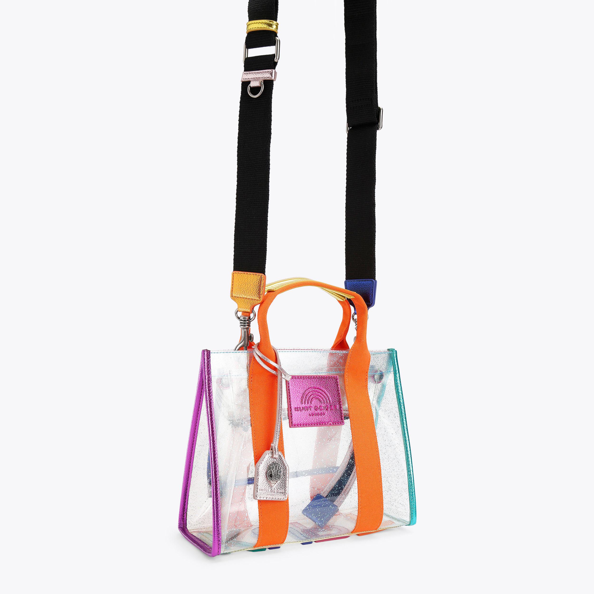 VINYL SM SOUTHBANK TOTE Glitter Vinyl Tote Bag by KURT