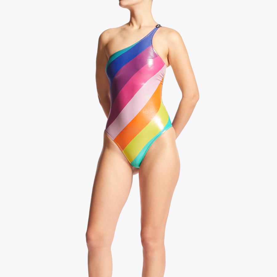 KENSINGTON SWIMSUIT Rainbow Swimsuit by KURT GEIGER LONDON