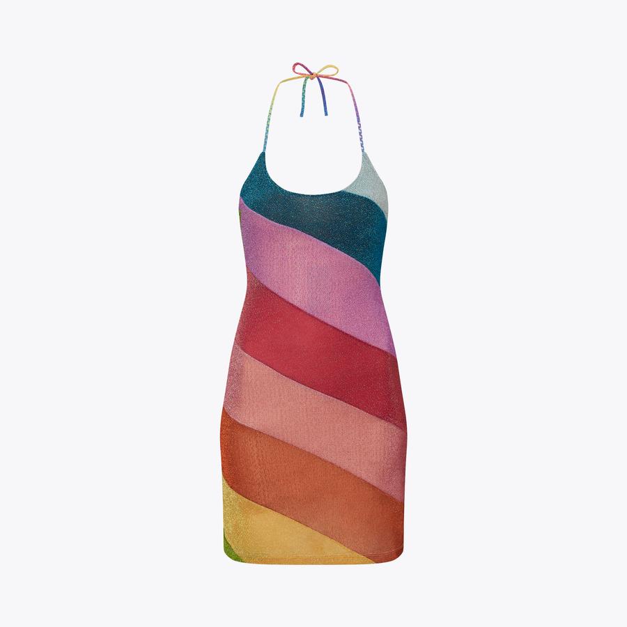 banana republic rainbow knit dress MINI Multi Fabric Dress by KURT GEIGER LONDON ProductID: 114214