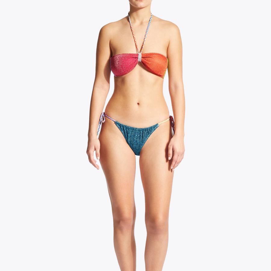 Recycled Ruched Cut Out High Leg Bikini Set | boohoo USA