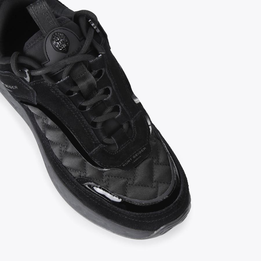 KENSINGTON SNEAKER Black Kensington Sneaker by KURT GEIGER LONDON