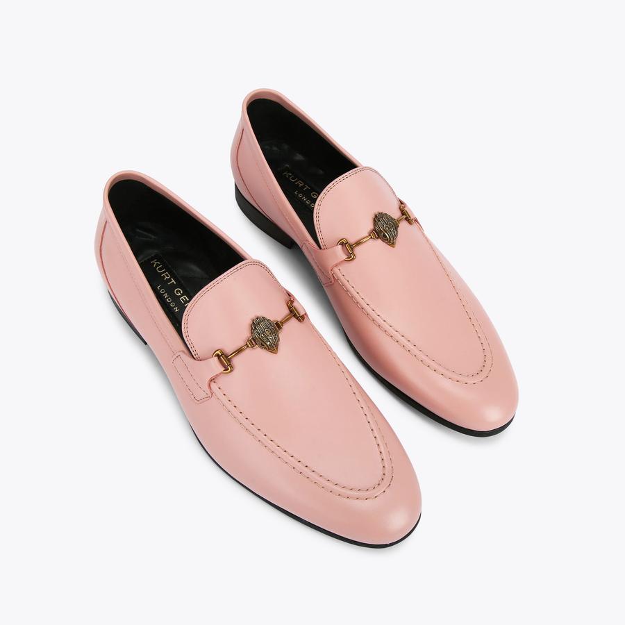 Pale pink loafers hot sale