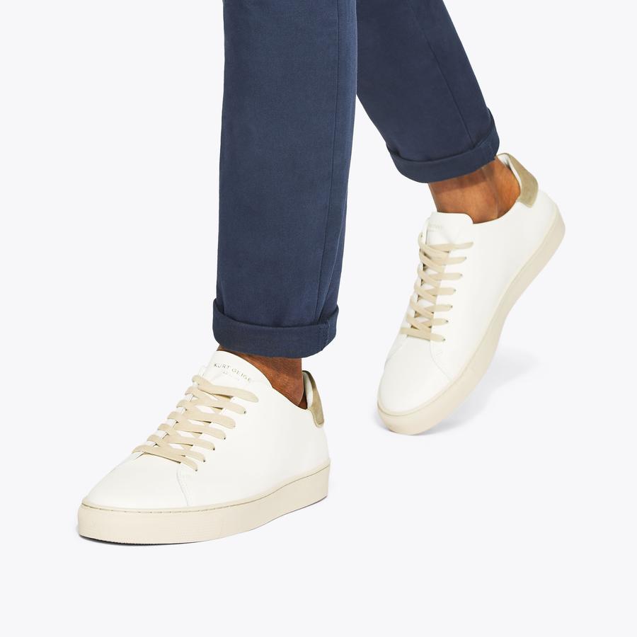 LENNON Taupe Lace Up Sneaker by KURT GEIGER LONDON