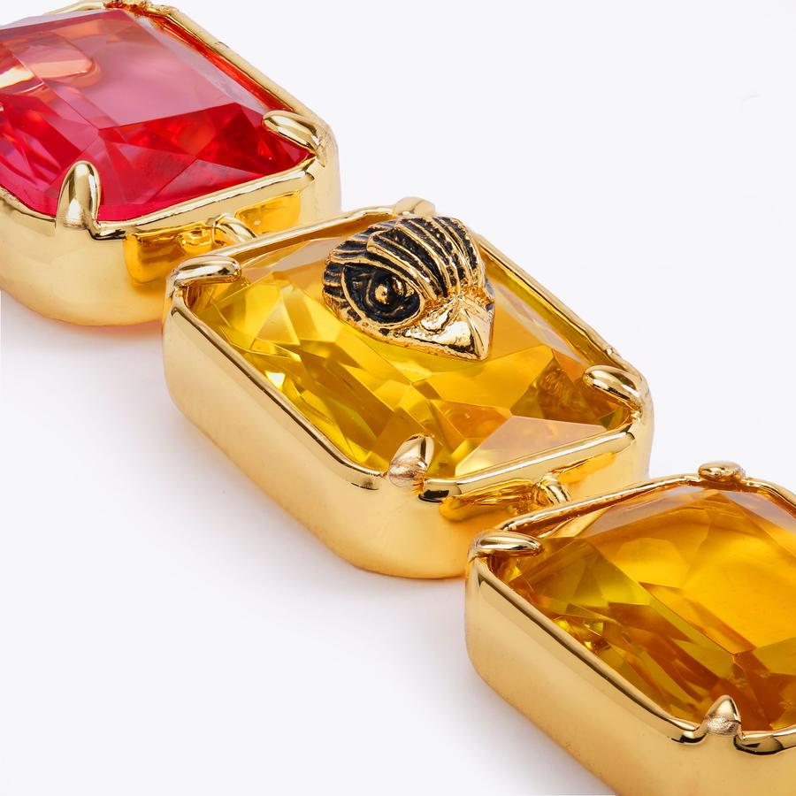 Multi Amber Rectangle Earrings Multi Amber Rectangle Earrings