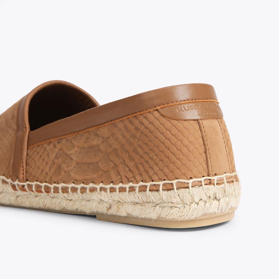 ISAAC Tan Leather Shoe by KURT GEIGER LONDON display picture 1