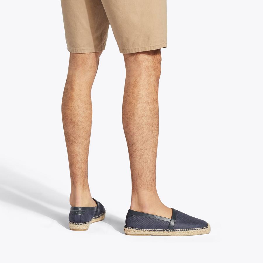 ISAAC Navy Leather Shoe by KURT GEIGER LONDON