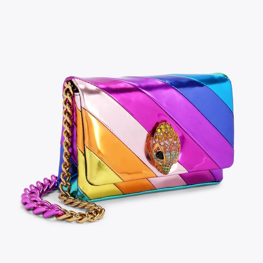 MINI KENSINGTON LONG FLAP Rainbow Cross Body Purse by KURT  display picture 2