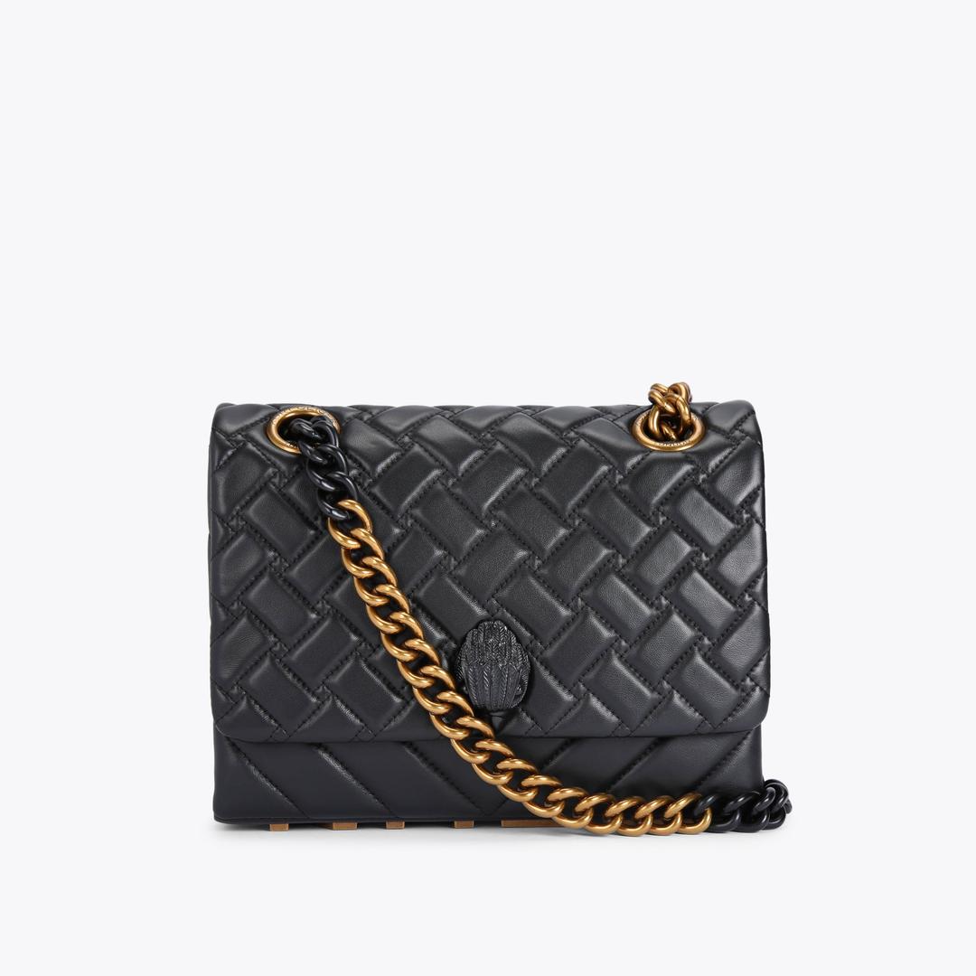 Large Kensington Kurt Black Shoulder Bag By Kurt Geiger London · Kurt Geiger London